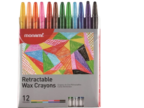 Paquet de 12 Crayons de Cire BIC Wax Crayons - MC STORE