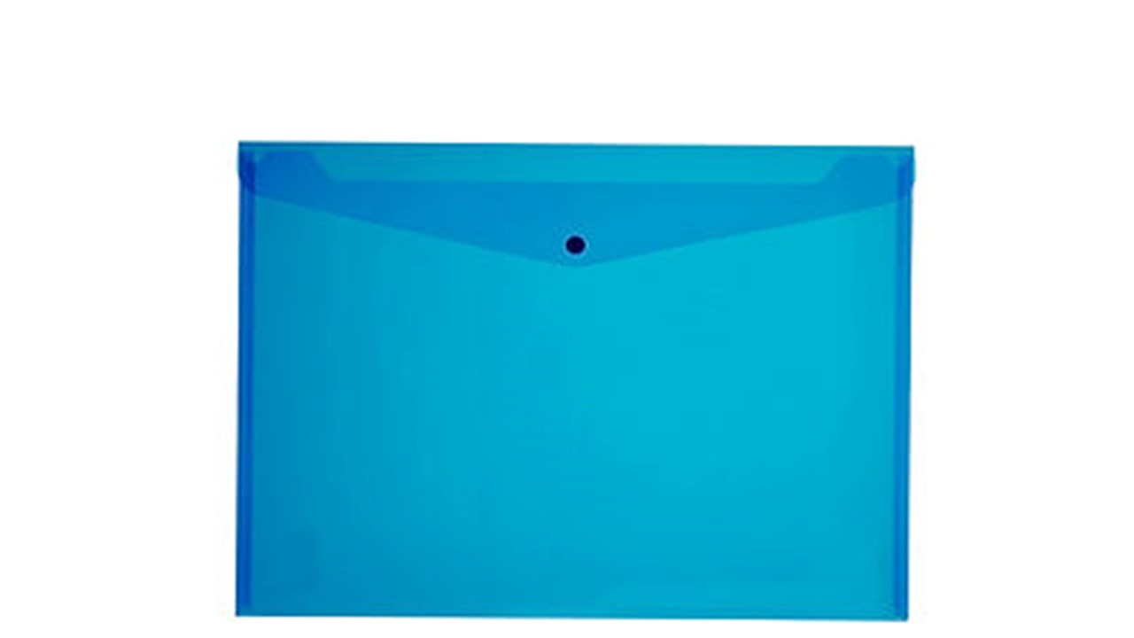 Meeco A3 Carry Folders 160 Micron Blue – Strive Stationers